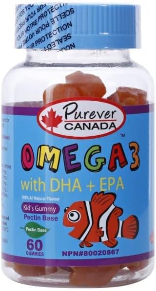 مكمل غذائي للاطفال من حلوى جامي بيوريفر اوميجا 3 