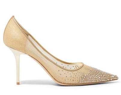 احذية نسائية رسمية من جيمي تشو لوف بجزء شبكي