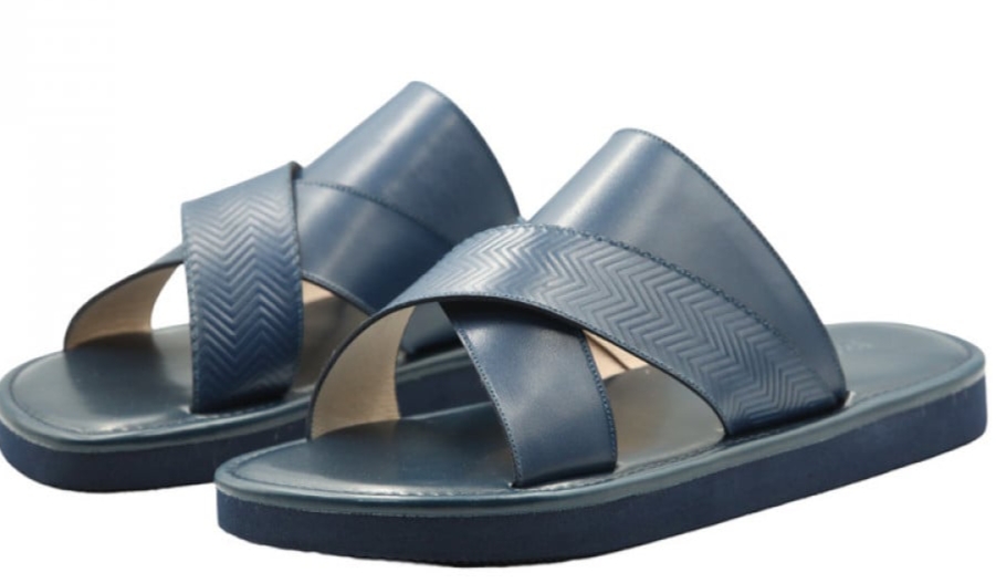 نعال رجالية جلد طبيعي بدون اصبع من باتونيا