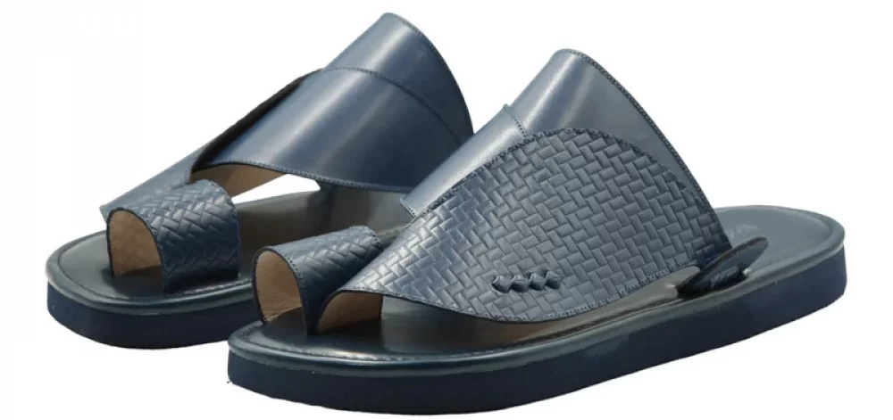 نعال قصيمي رجالي جلد طبيعي