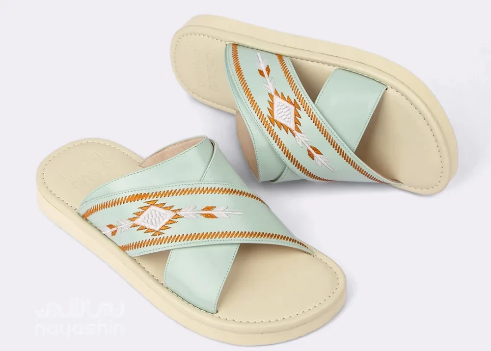 نعال خليجي مطرز 