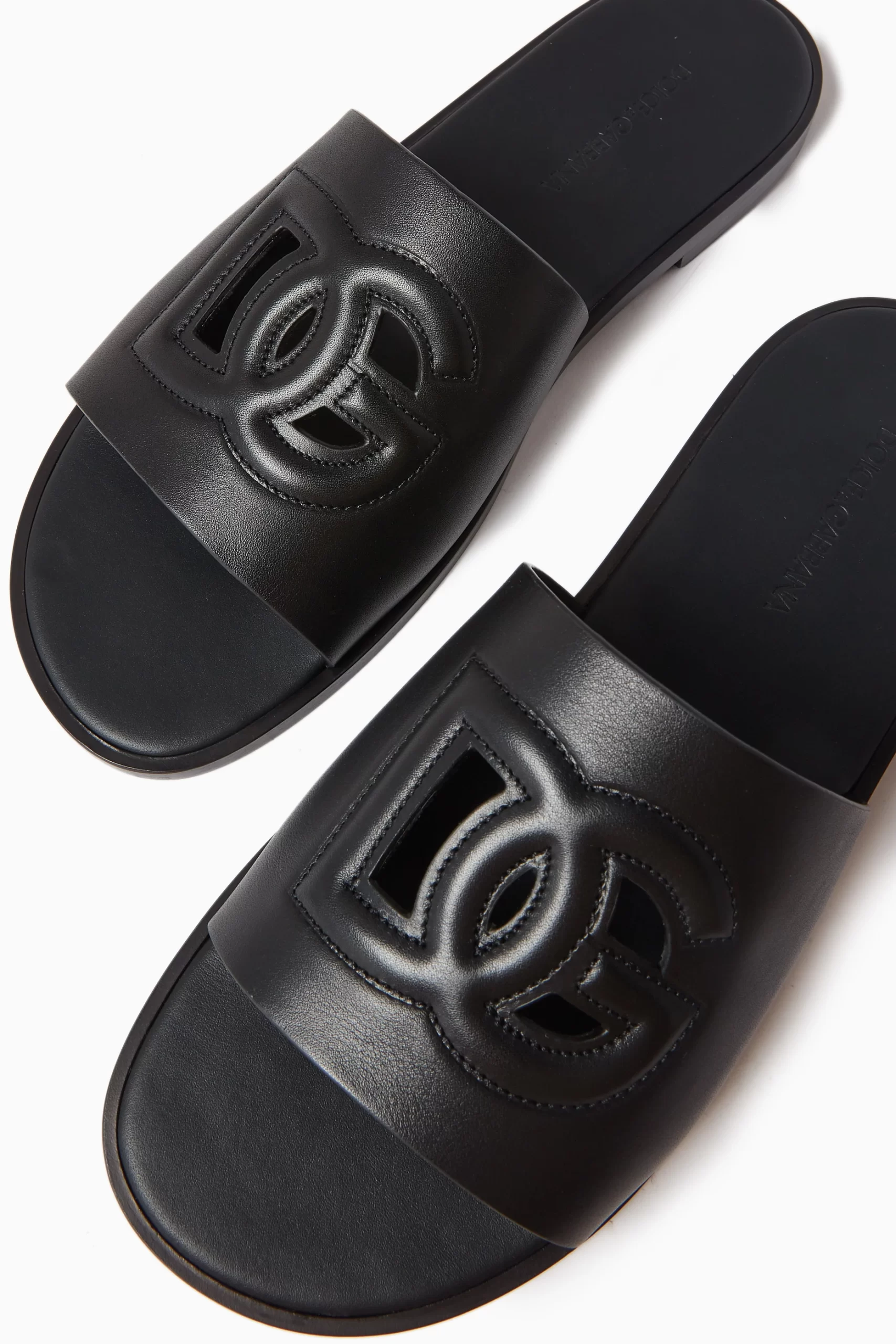 نعال مفتوح فورمال جلد نابا من دولتشي آند غابانا