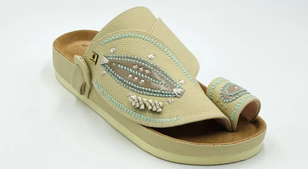 نعال نجدية ربل صوف كتان