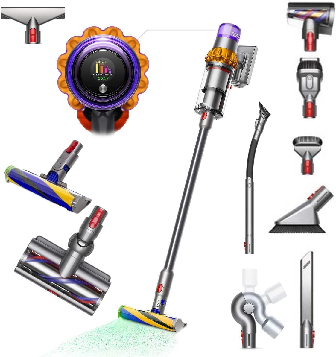 مكنسة Dyson V15 Detect Total Clean 