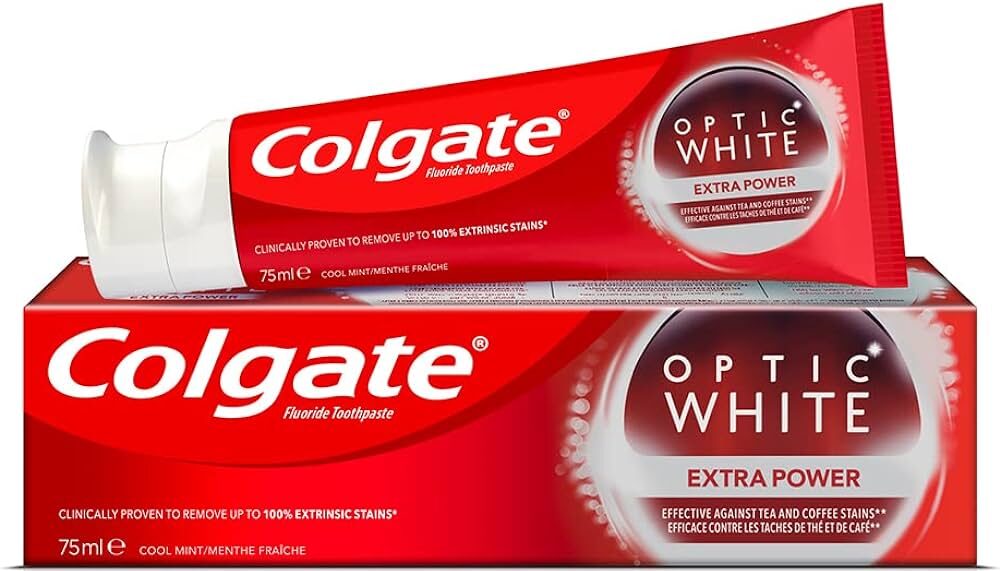 معجون أسنان كولجيت أوبتيك وايت للتبييض Colgate Optic