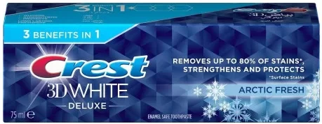 معجون اسنان ثري دي وايت اركتيك فريش من كريست