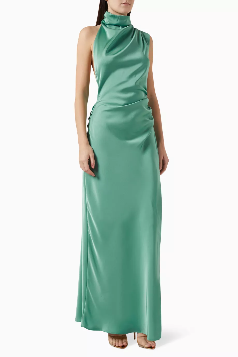 فساتين سهره اوناس Constantina Maxi Dress in Satin
