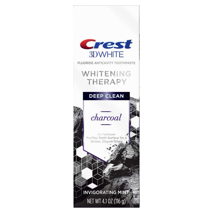 كرست 3D White Charcoal Toothpaste