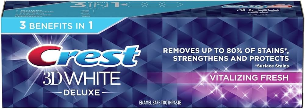 معجون أسنان ثلاثي الابعاد وايت فيتاليزينج فريش من كرست 