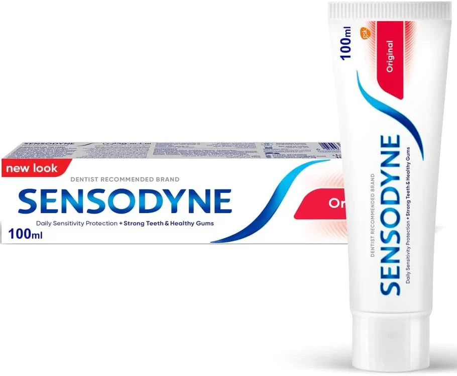 معجون أسنان سنسوداين احمر أصلي 