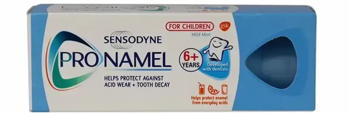 معجون أسنان سنسوداين واقي المينا للأطفال (Sensodyne toothpaste