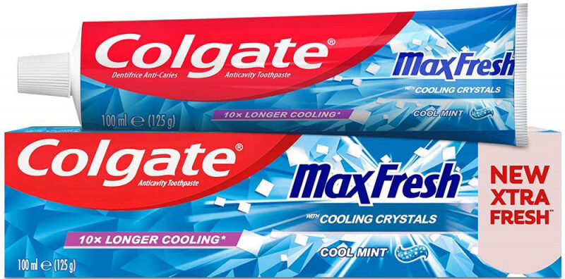 معجون اسنان colgate max fresh cool 