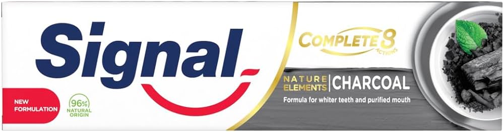 معجون اسنان كومبليت 8 بالفحم من سيجنال 
