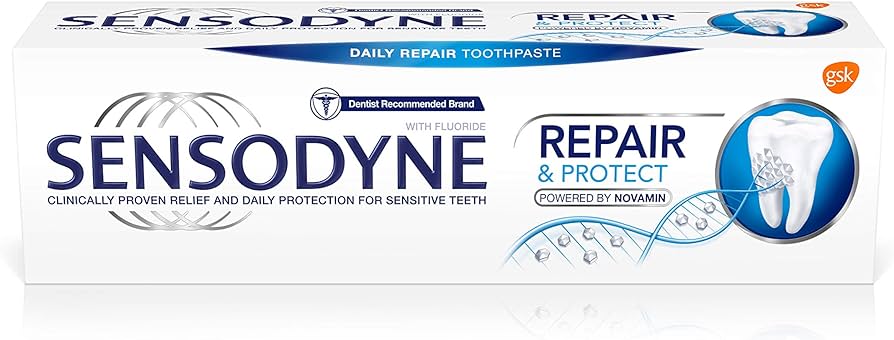 معجون سنسوداين للاسنان الحساسة ترميم و حماية