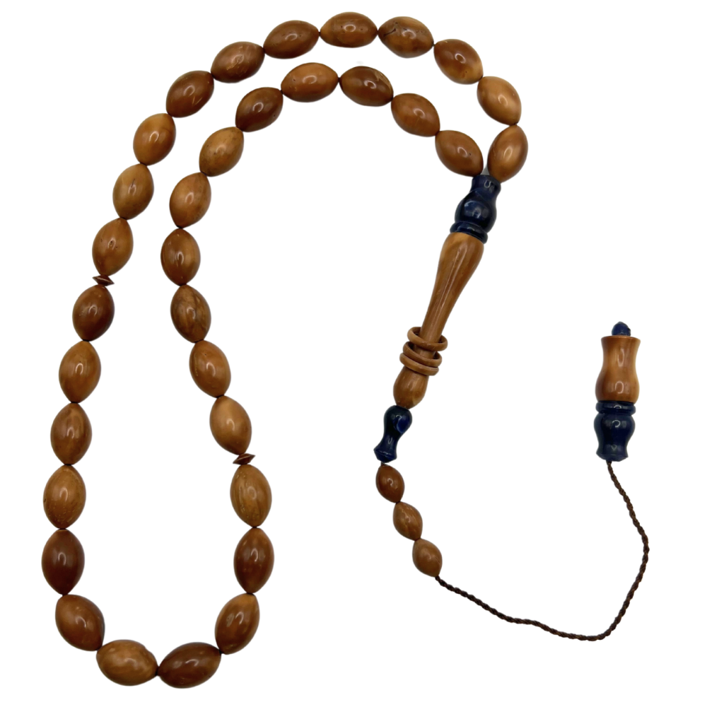 سبحة خشب كوك مأذنة مزينة بحجر لابيس