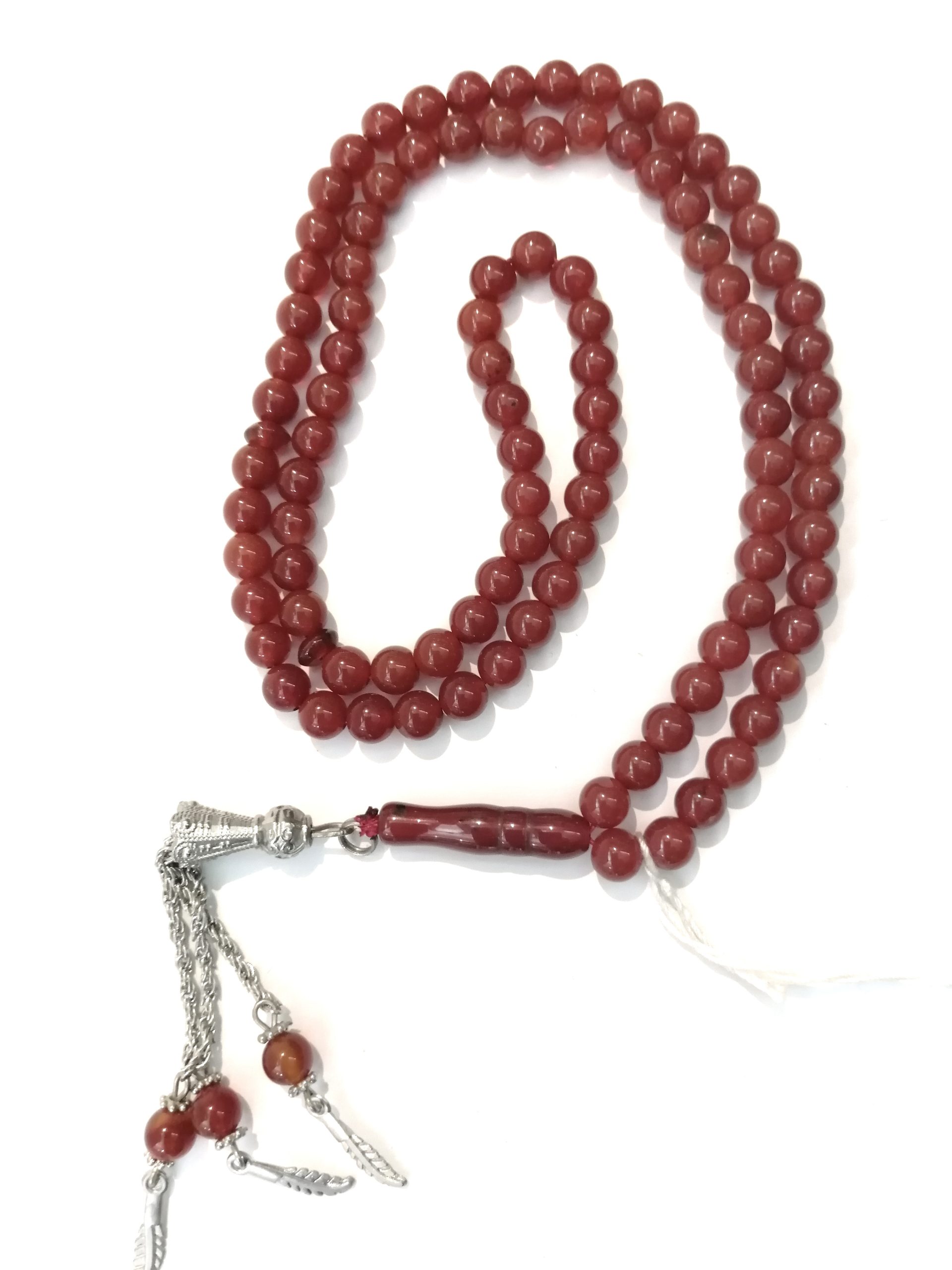 سبحة نسائية عقيق 99 حبة