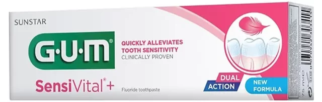 غام - معجون أسنان سينسي فيتال+ للأسنان الحساسة 