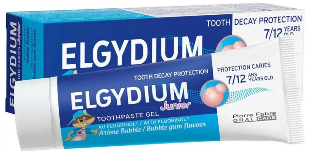 معجون أسنان إلجيديوم بنكهة العلكة للأطفال  