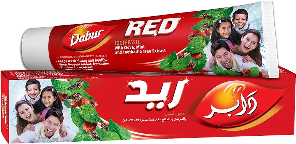 معجون أسنان دابور ريد ايورفيدا