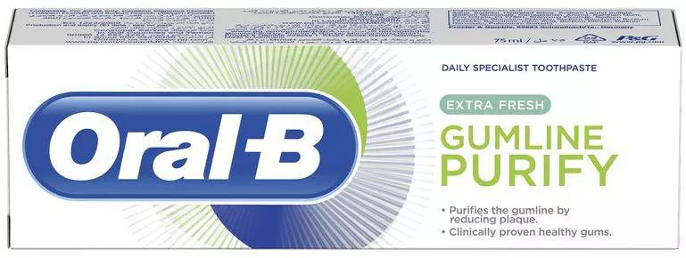 معجون اسنان Oral B Extra Fresh Gumline Purify 
