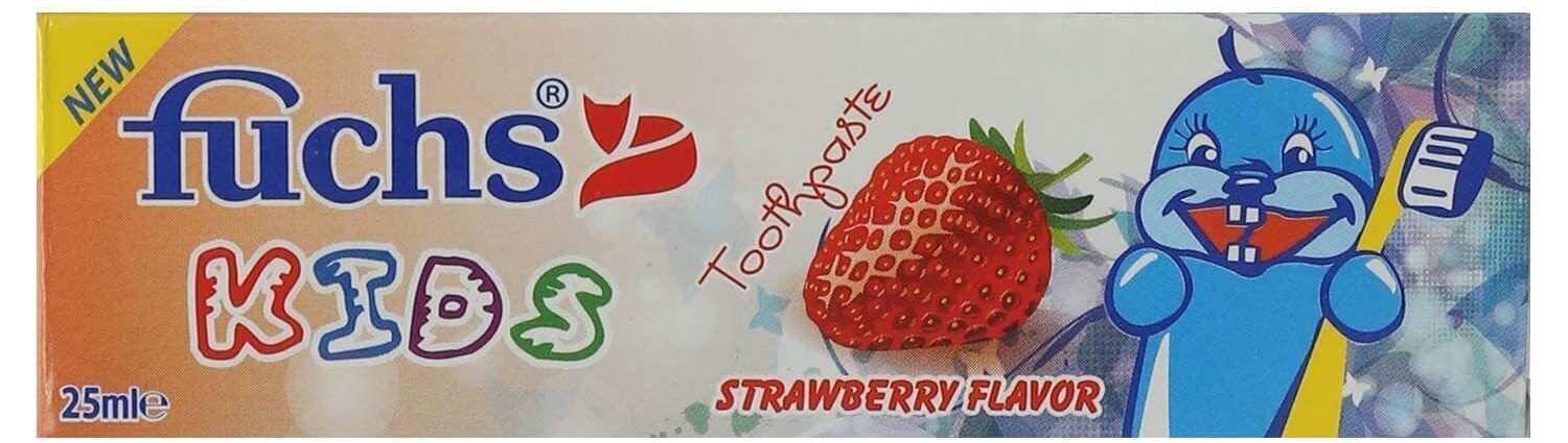 معجون اسنان للاطفال بنكهة الفراولة من فوكس   