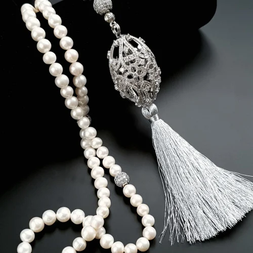 سبحة الماس من مجوهرات الياسمين 