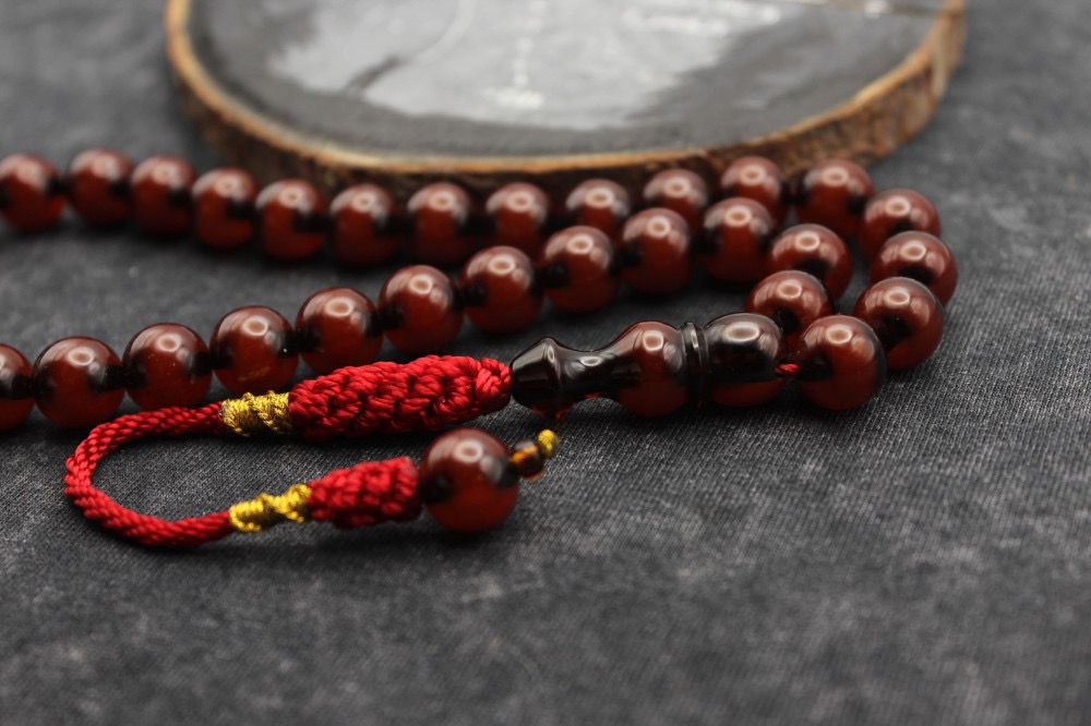 سبحة تركيه من الزجاج الفاخر