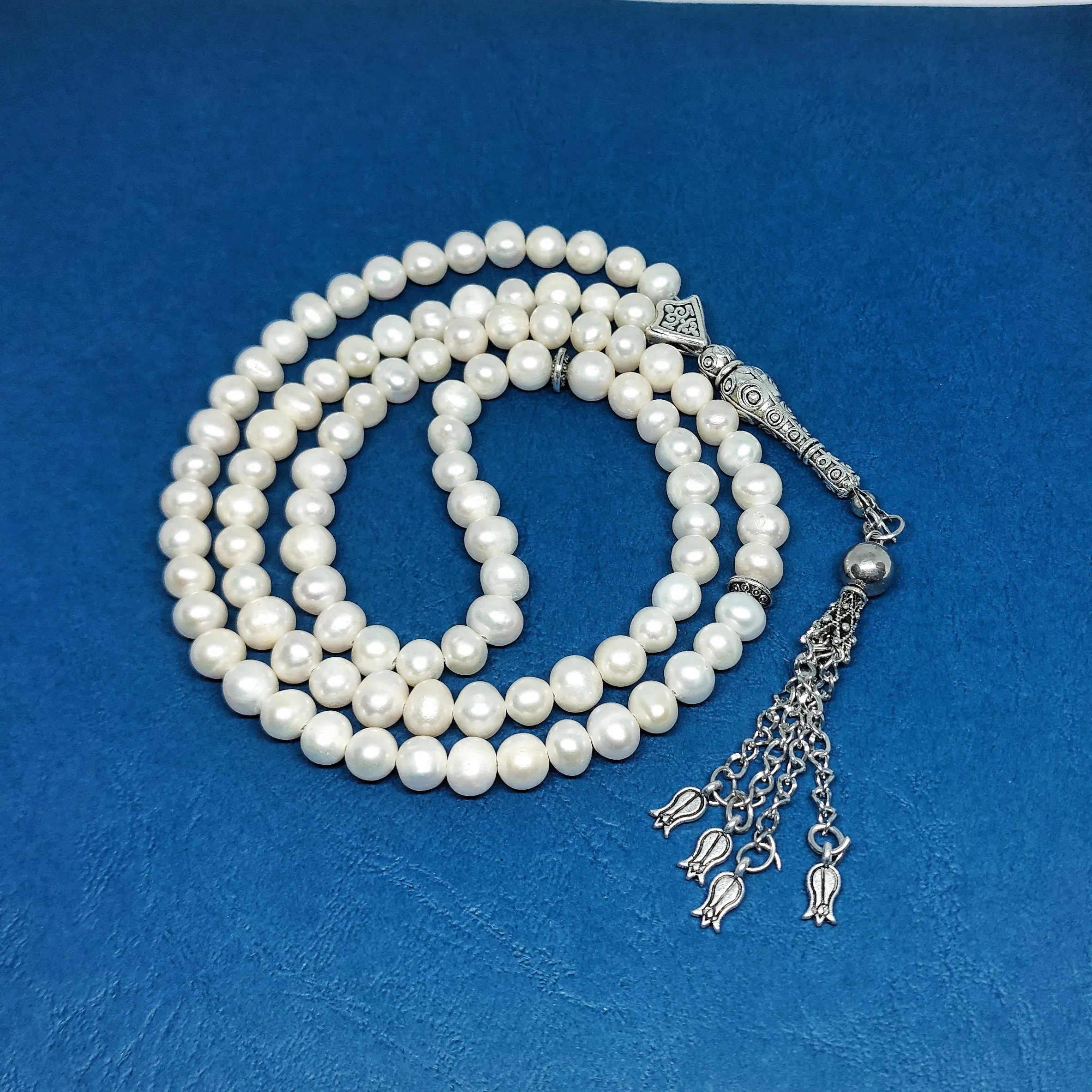 سبحة لؤلؤ طبيعي زراعي 