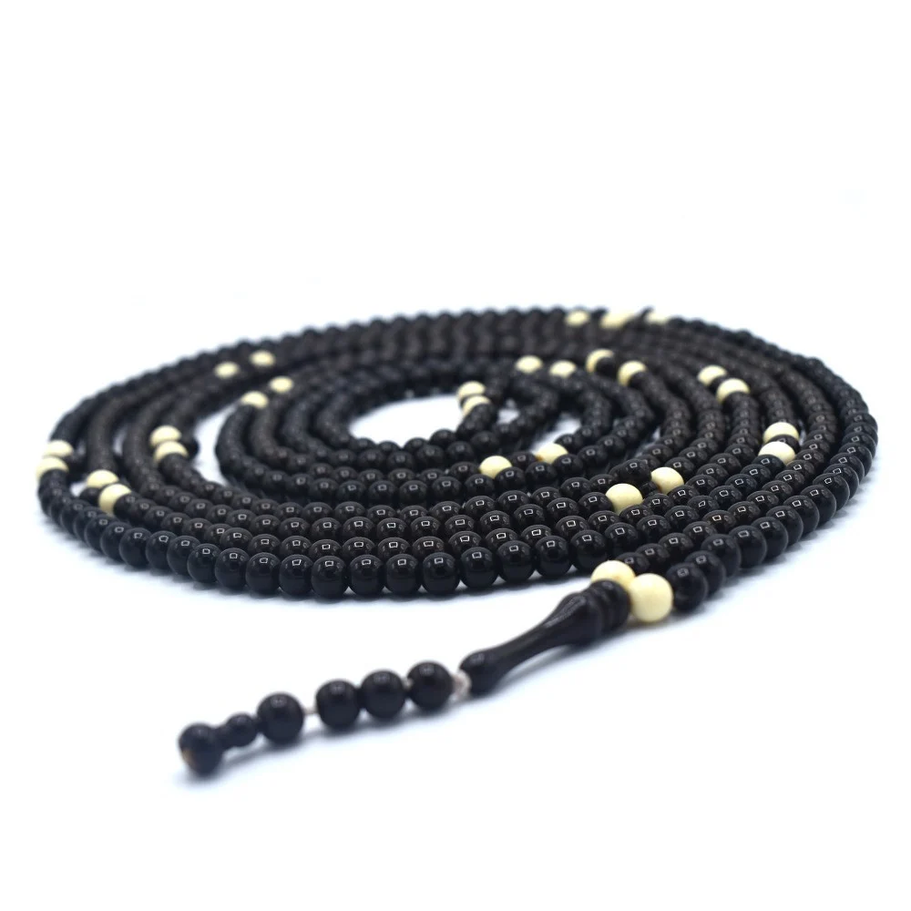 سبحه الفيه يدوية باللون الأسود