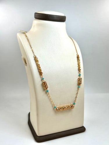 سبحه ذهب عيار 21 وزن 22.71 جرام