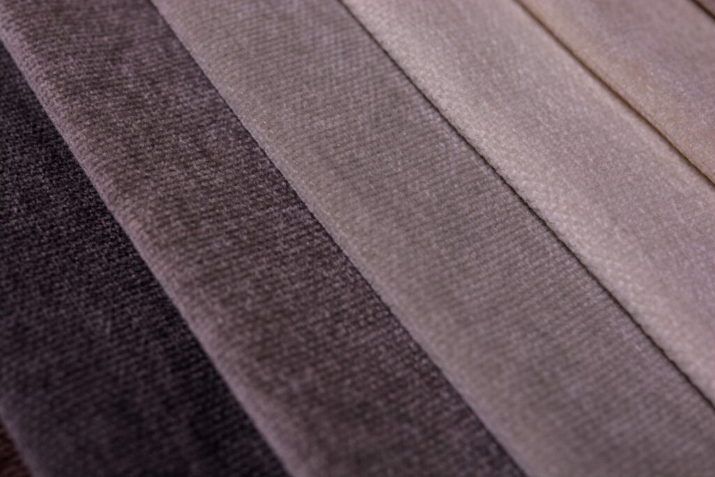 قماش بوكليه كنب من البوليستر