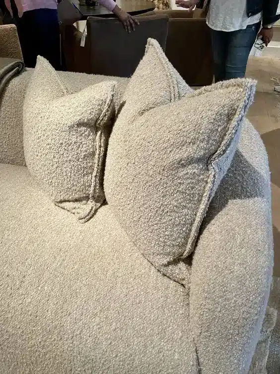 كنب قماش بوكليه من الكتان