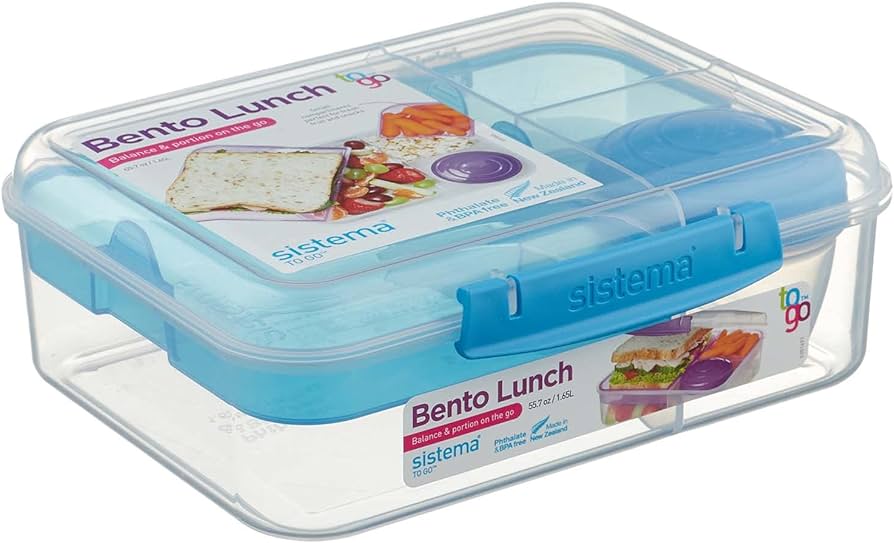 لانش بوكس بينتو سعة 1.65 لتر من سيستيما- شفاف 