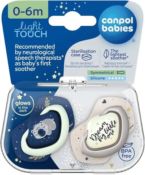 لهاية Canpol babies Silicone Soother Light touch 0-6m Symmetrical ROYAL BABY